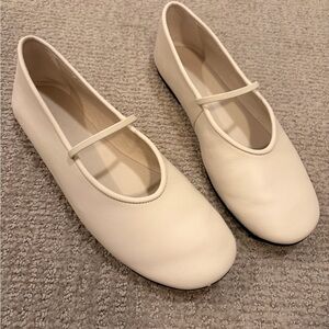Tony Bianco Cream Flats